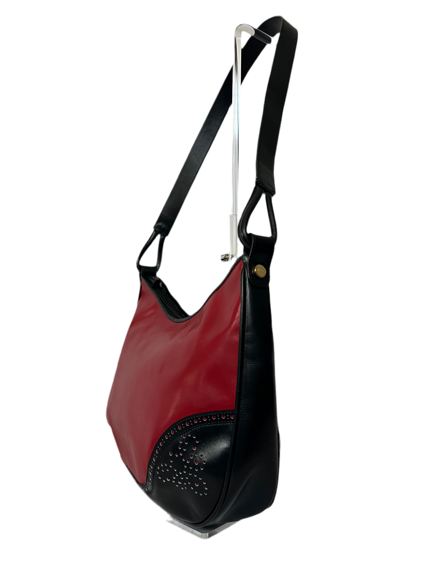 Salvatore Ferragamo - Vintage spectator handbag - Black and Red