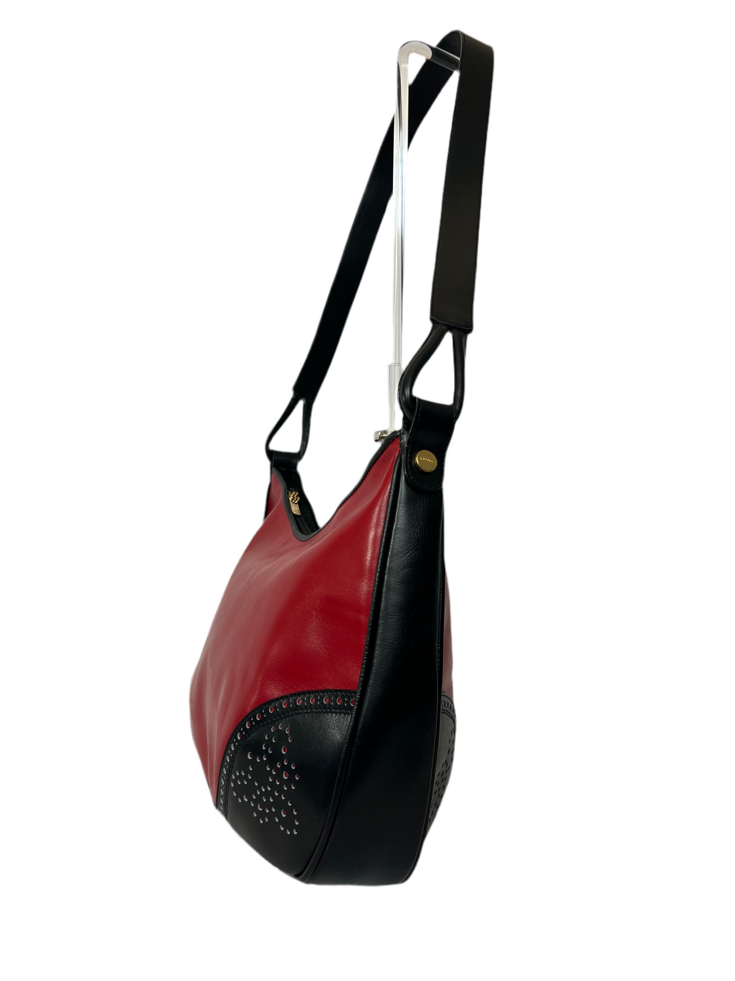 Salvatore Ferragamo - Vintage spectator handbag - Black and Red