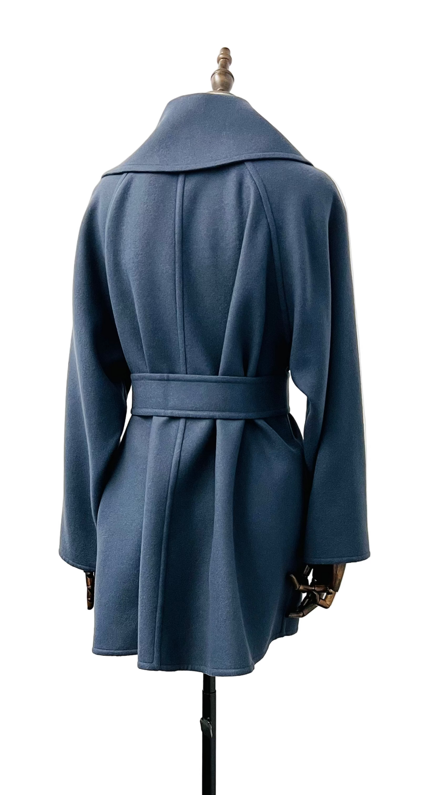 Salvatore Ferragamo - Shawl Collar Belted Wool Car Coat