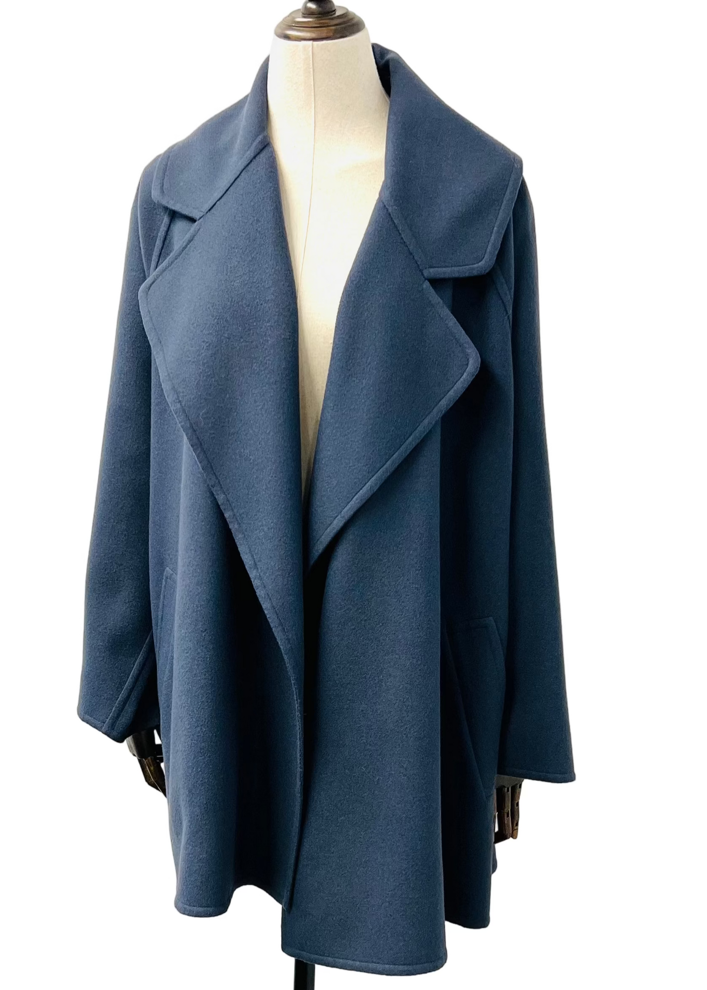 Salvatore Ferragamo - Shawl Collar Belted Wool Car Coat