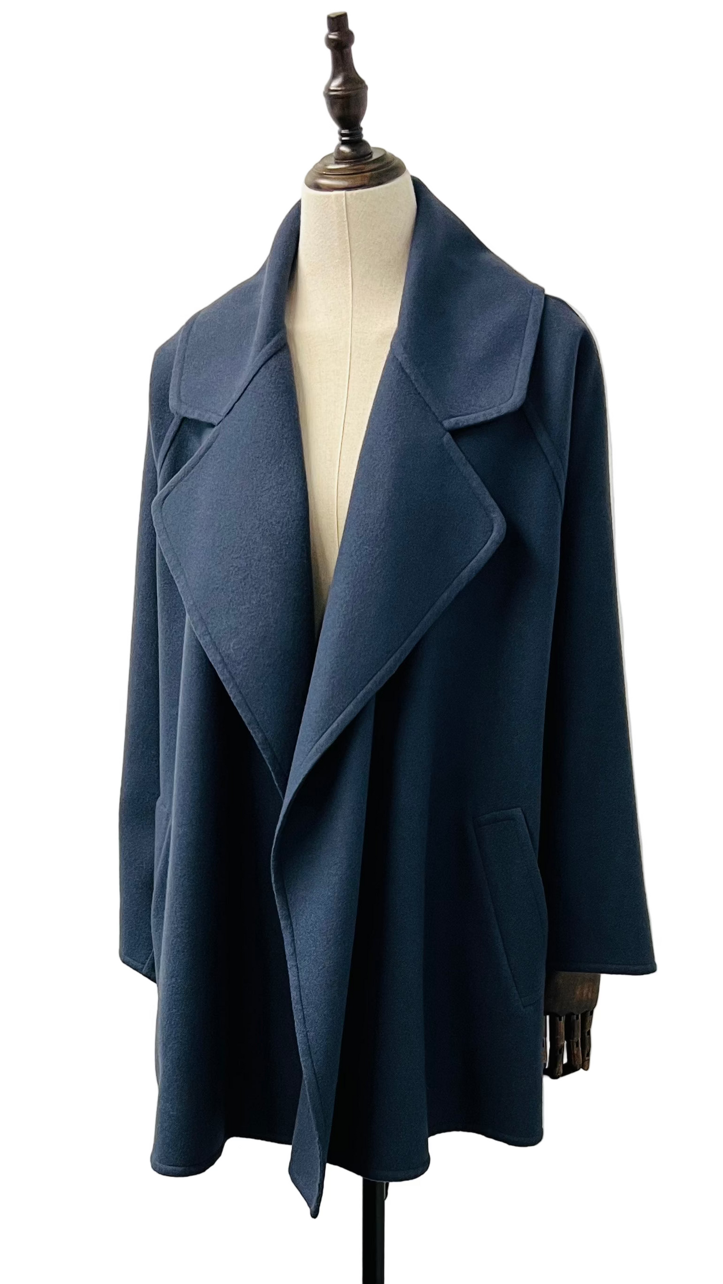Salvatore Ferragamo - Shawl Collar Belted Wool Car Coat