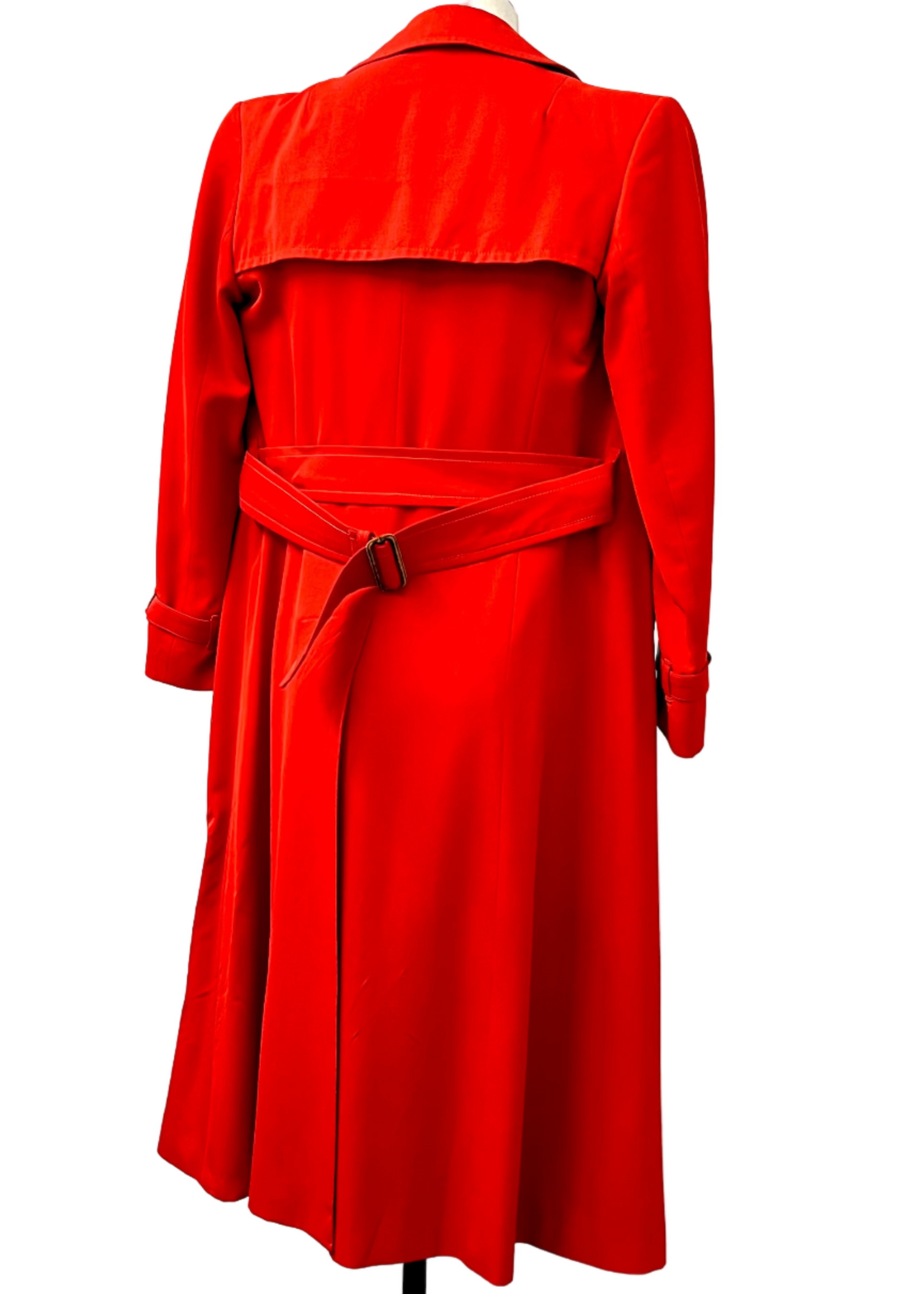Burberrys - Red Wool Trench Coat