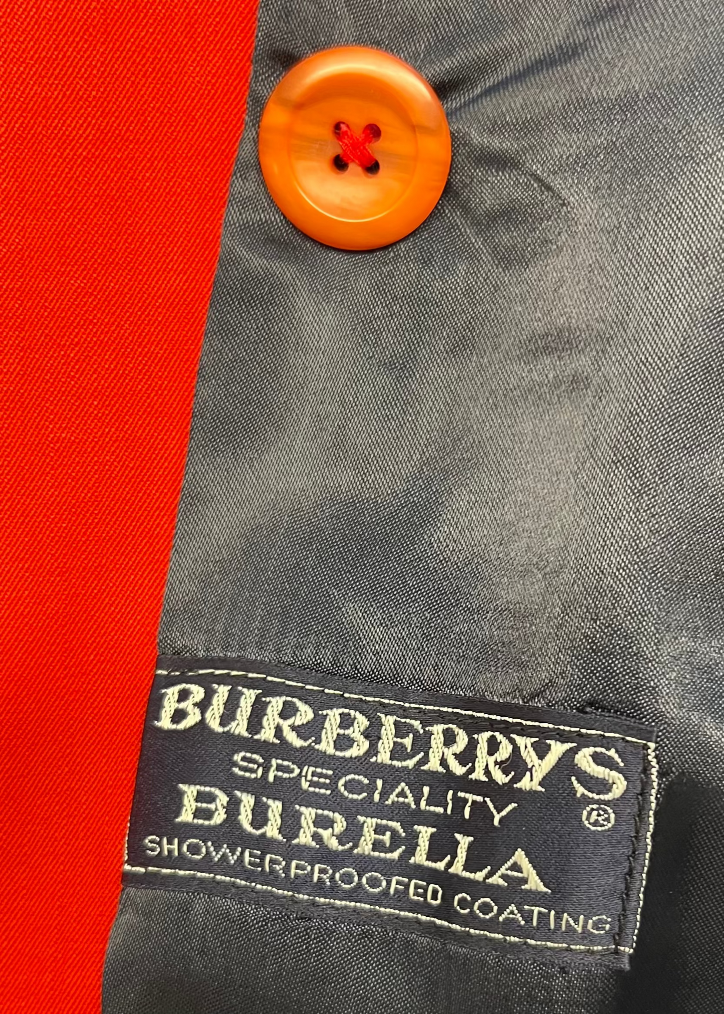 Burberrys - Red Wool Trench Coat