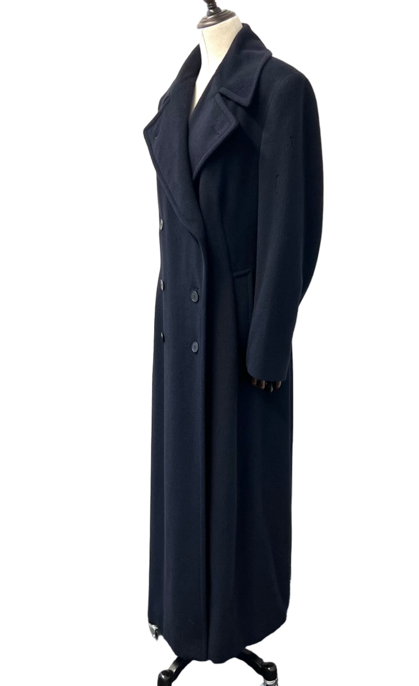 Calvin Klein Collection - Full Length Navy Peacoat
