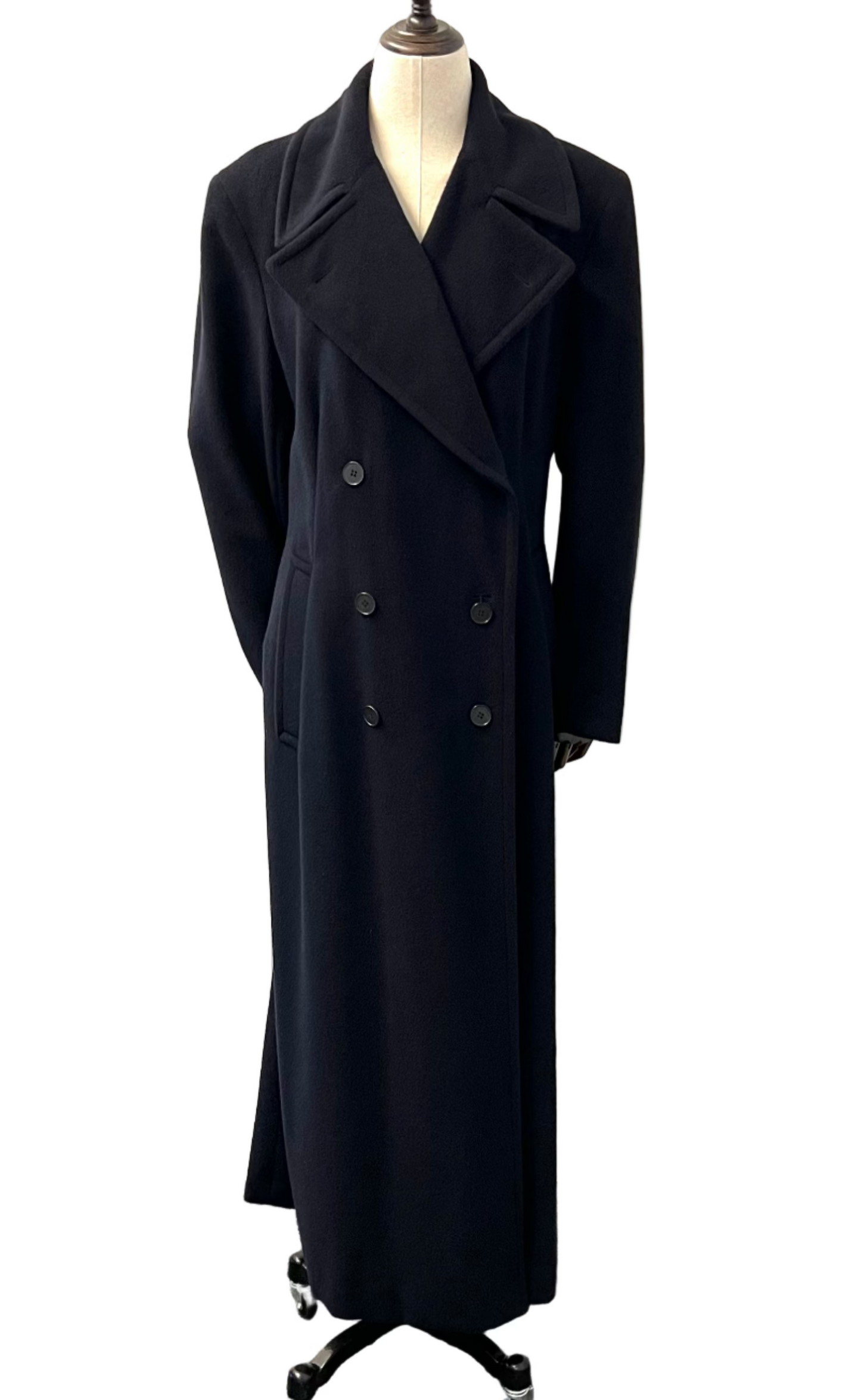 Calvin Klein Collection - Full Length Navy Peacoat