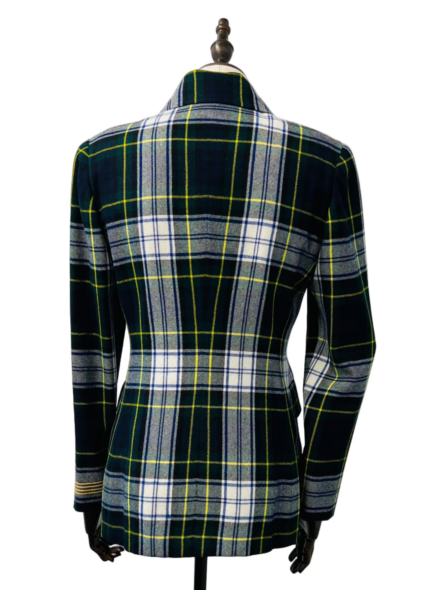 Ralph Lauren - Gordon Dress Modern Tartan Captain's Blazer