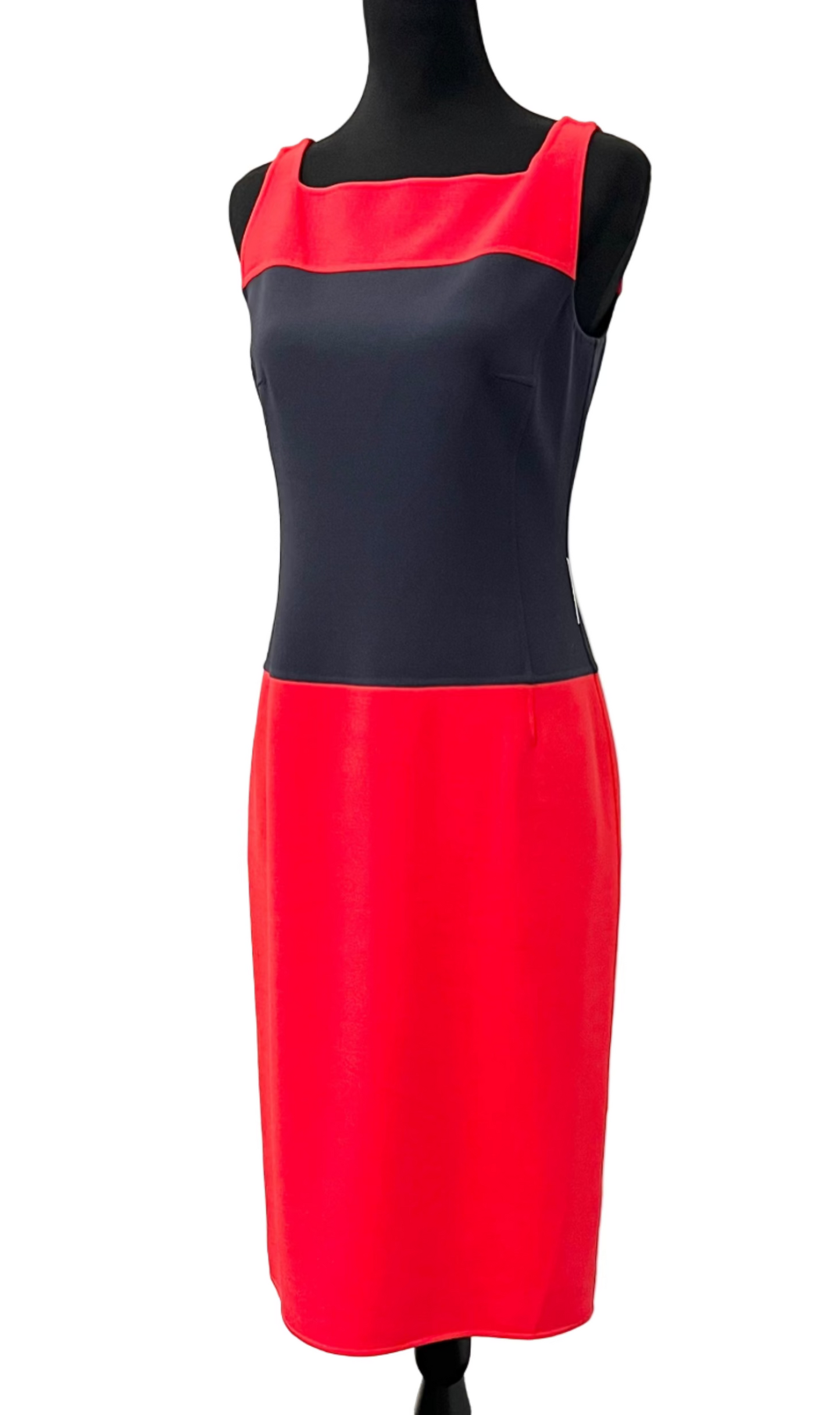Michael Kors - Red and Navy Color Block Dress