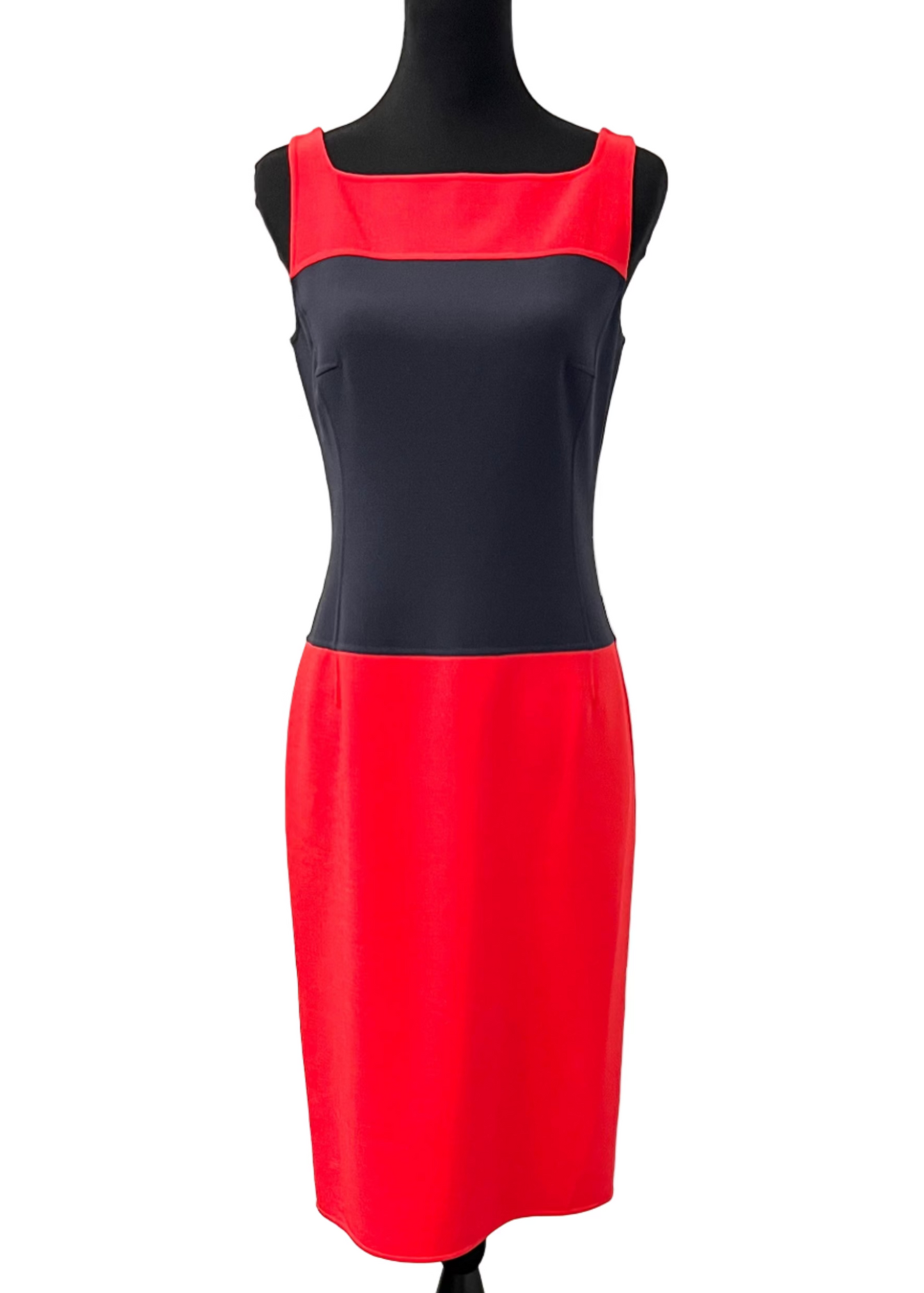 Michael Kors - Red and Navy Color Block Dress