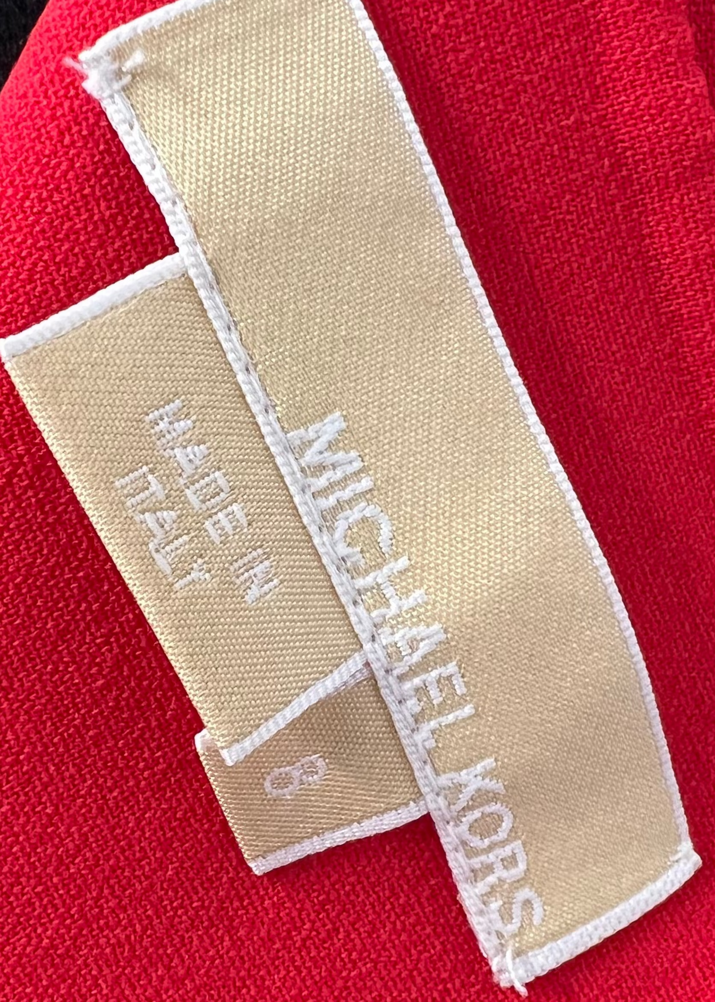 Michael Kors - Red and Navy Color Block Dress