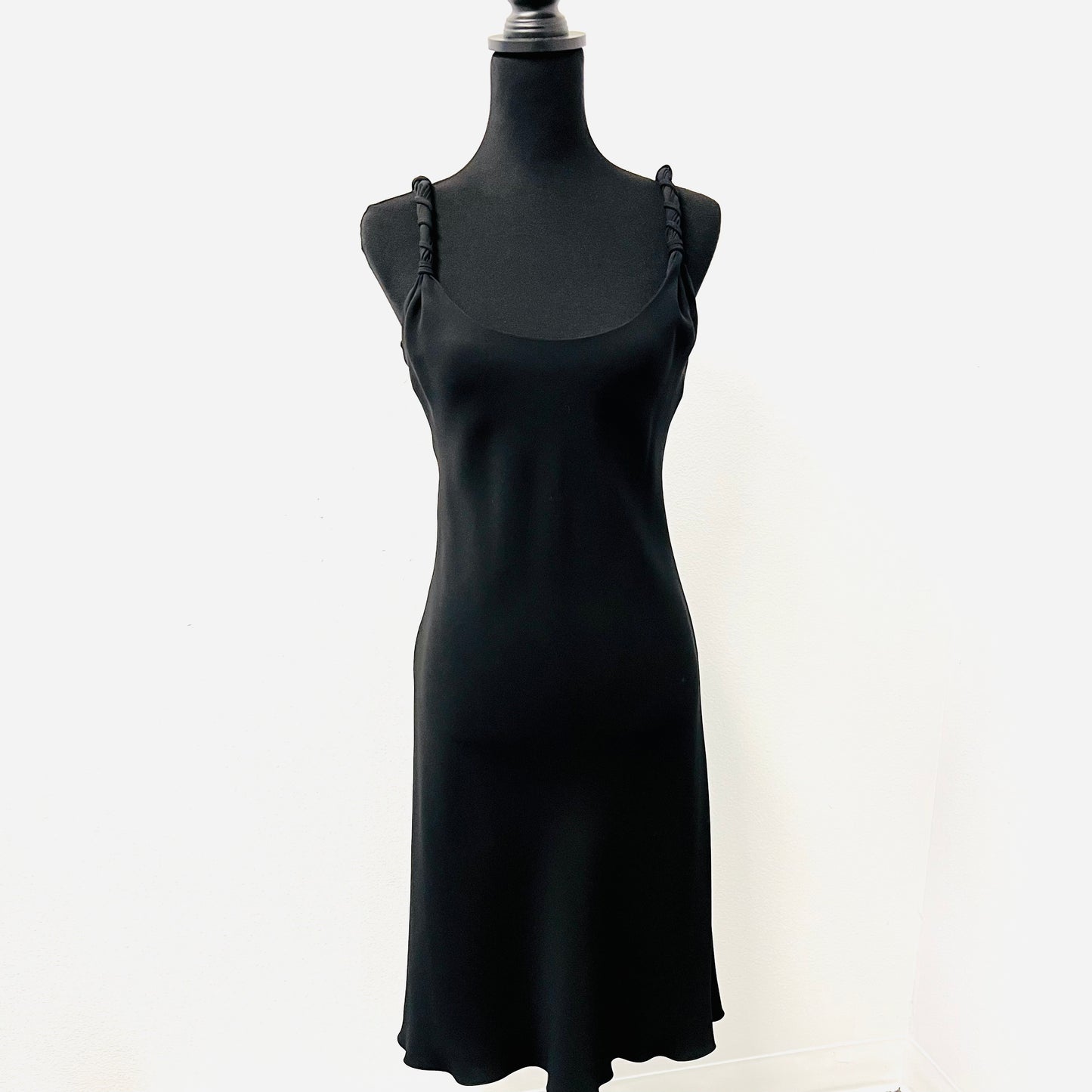 Armani Collezioni - Black wrap strap dress