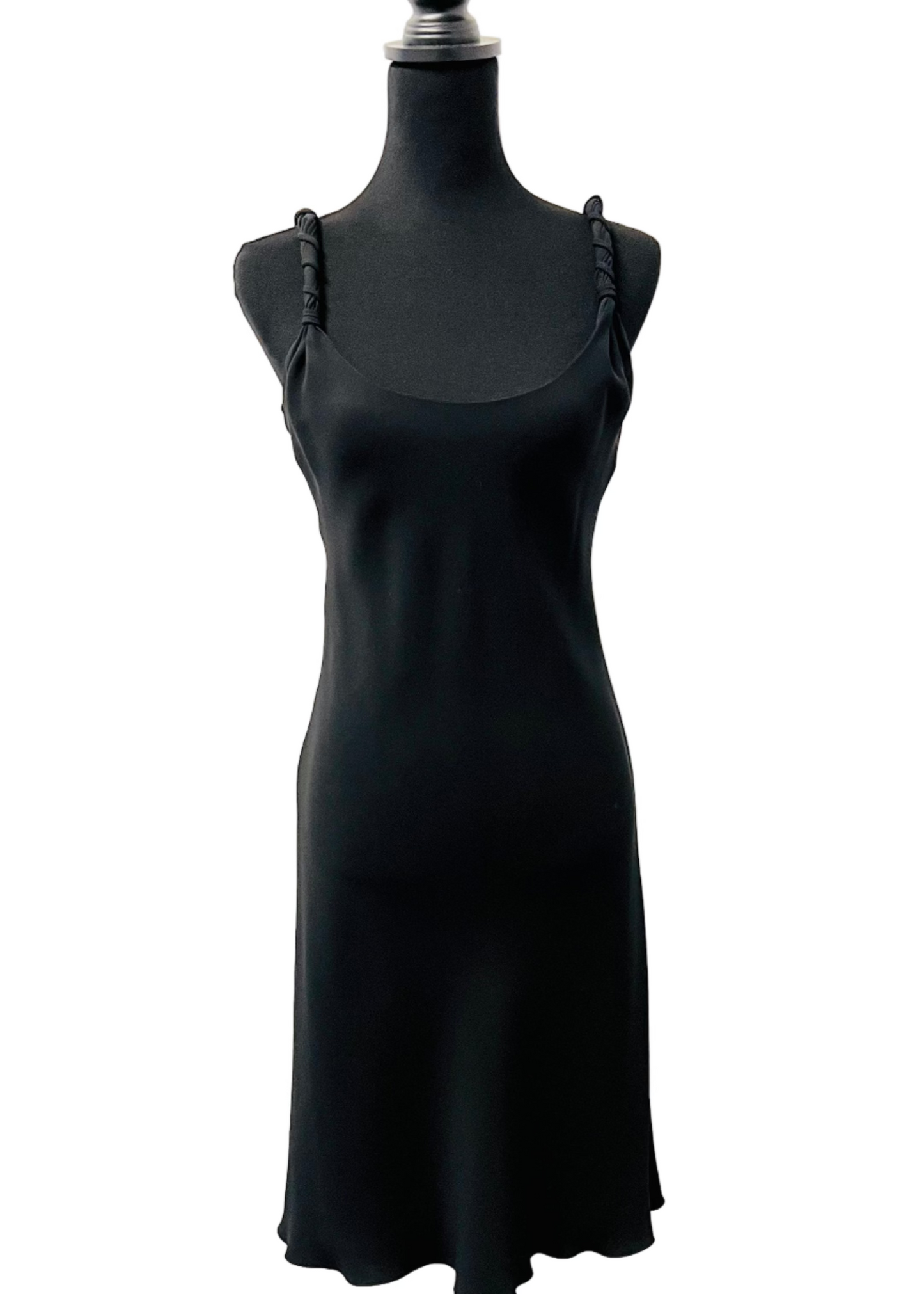 Armani Collezioni - Black wrap strap dress