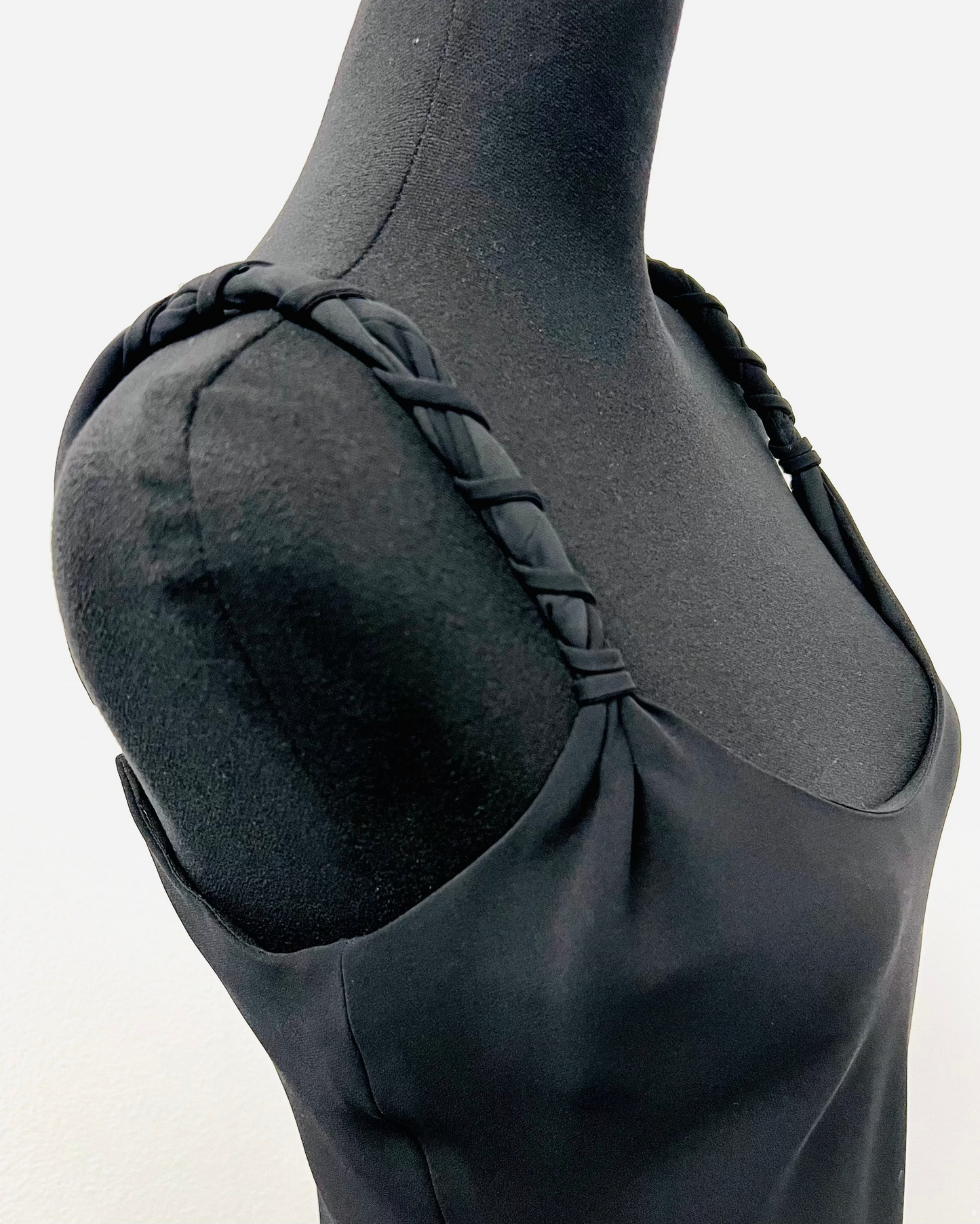 Armani Collezioni - Black wrap strap dress