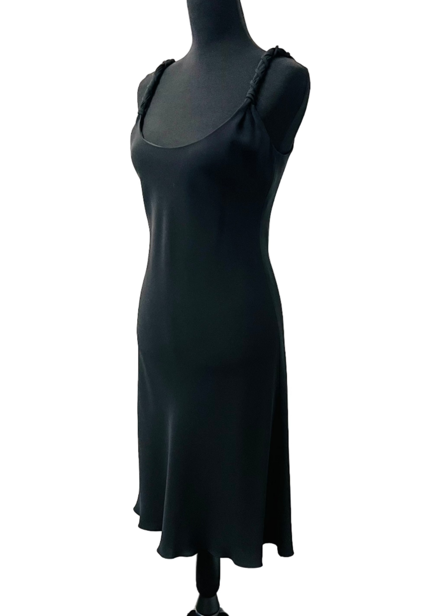 Armani Collezioni - Black wrap strap dress