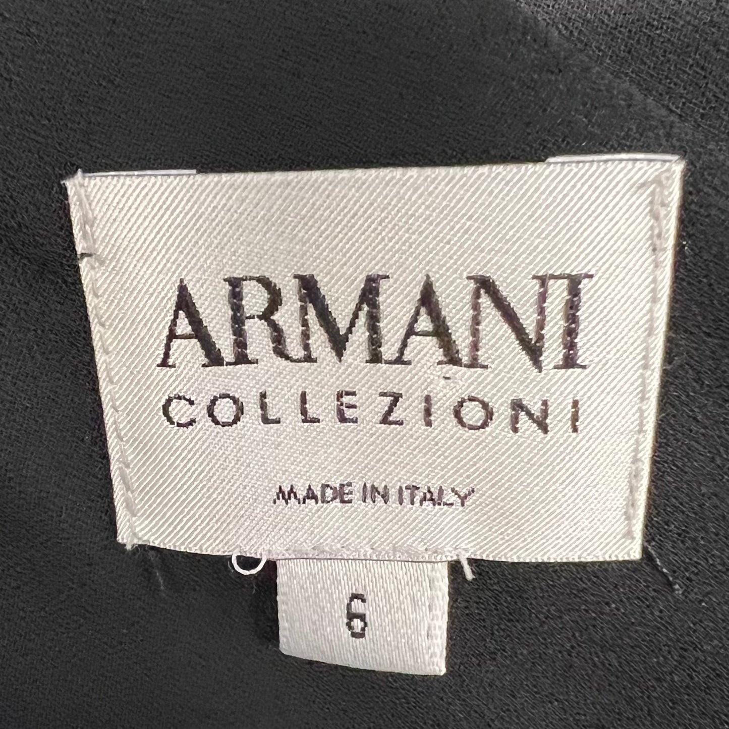 Armani Collezioni - Black wrap strap dress