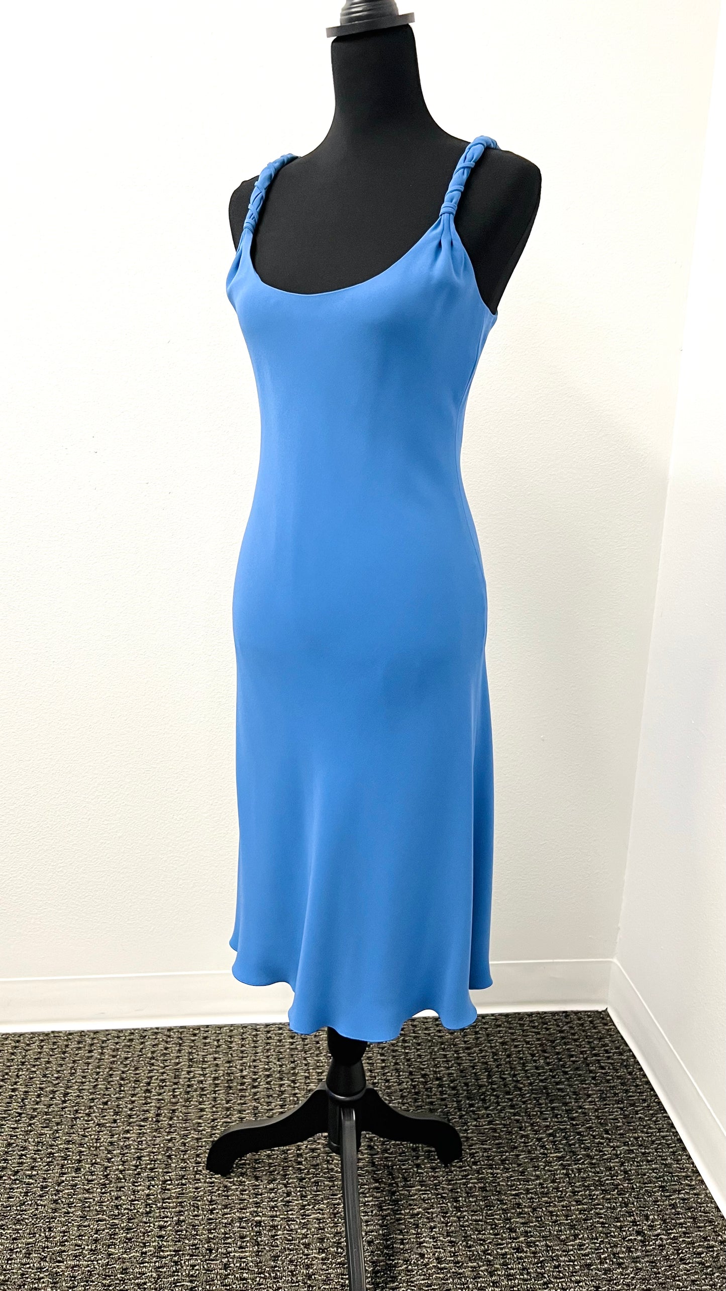 Armani Collezioni - Blue wrap strap dress