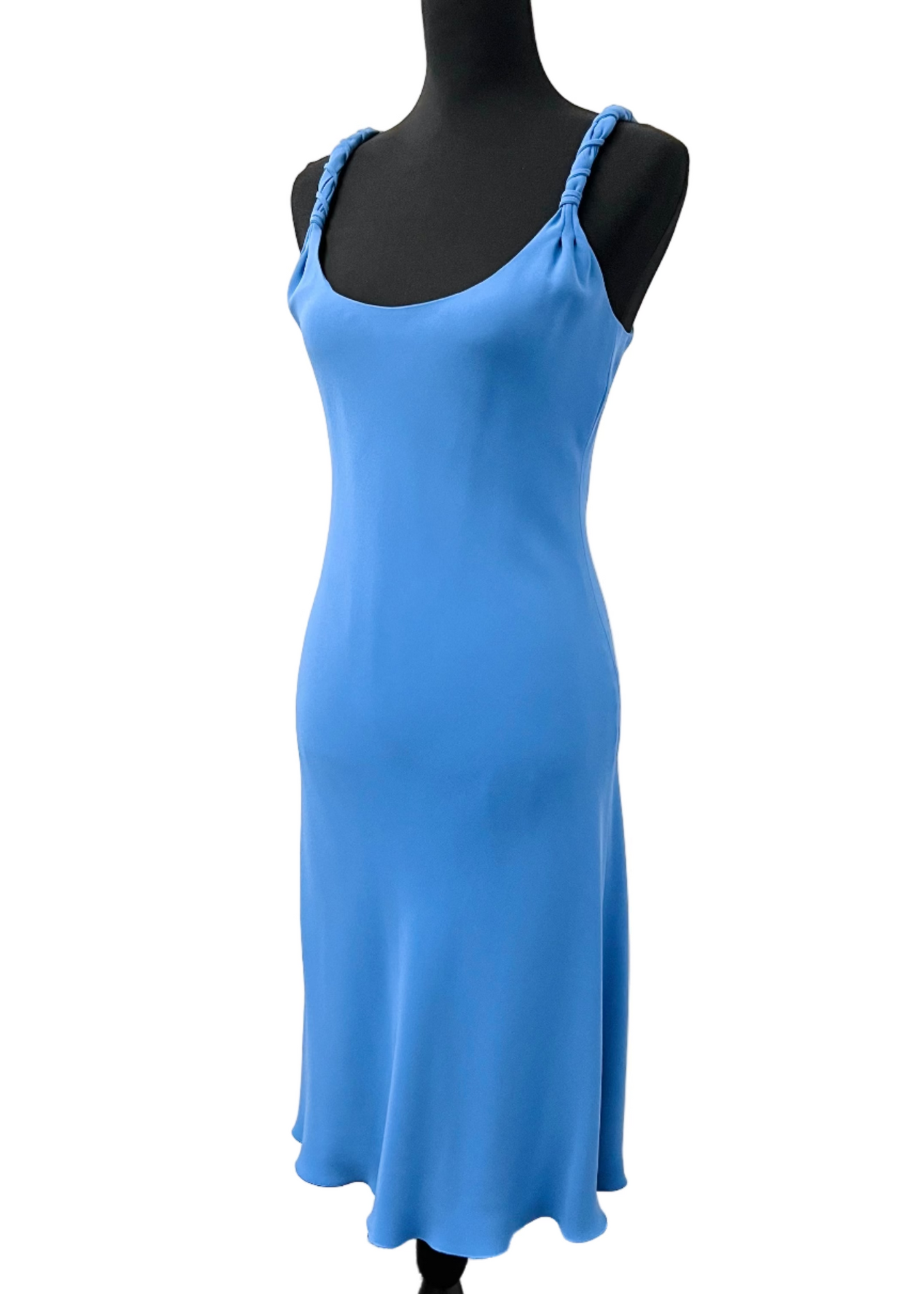 Armani Collezioni - Blue wrap strap dress