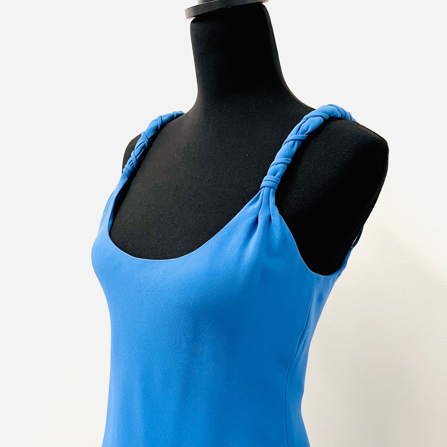 Armani Collezioni - Blue wrap strap dress