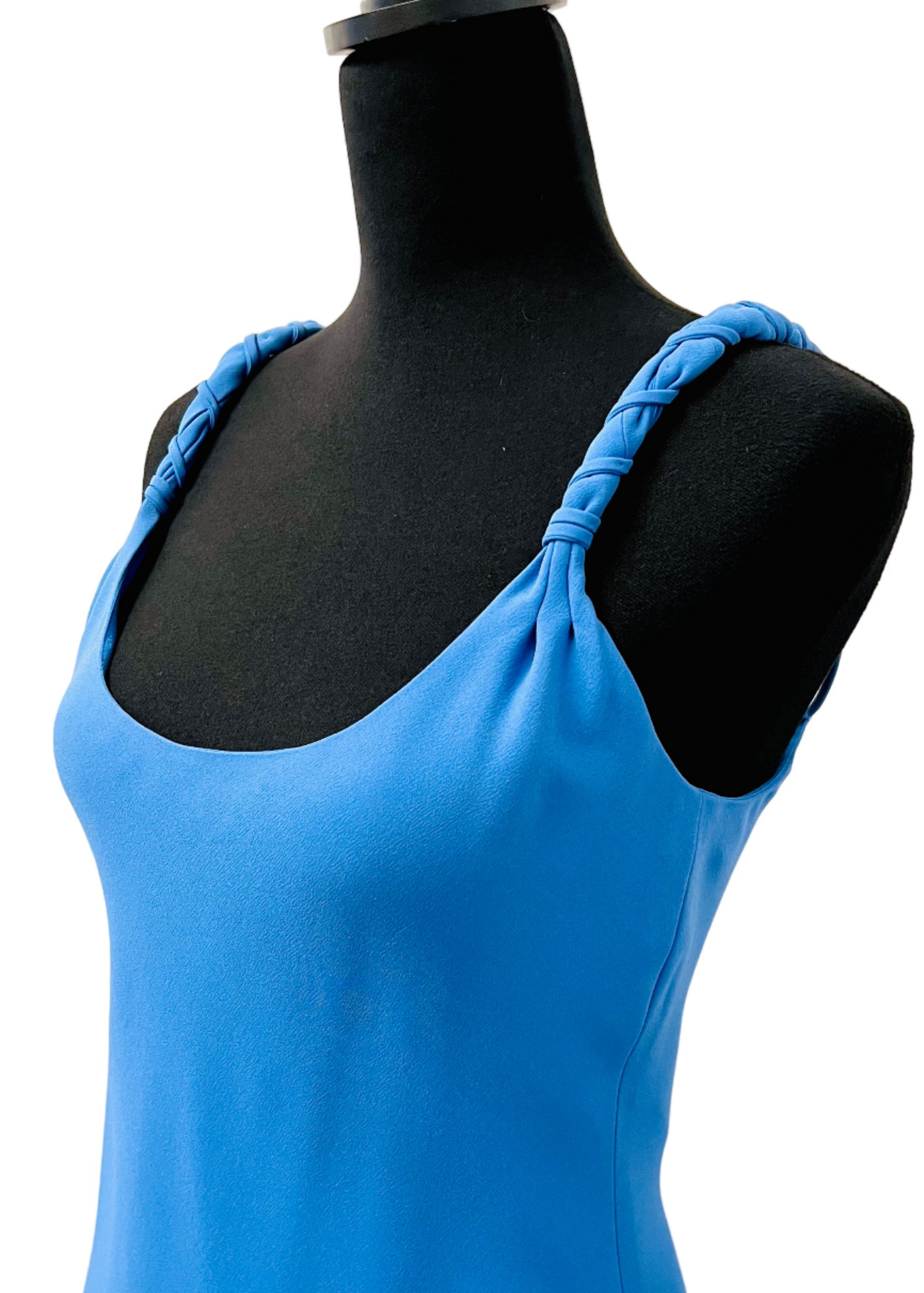 Armani Collezioni - Blue wrap strap dress