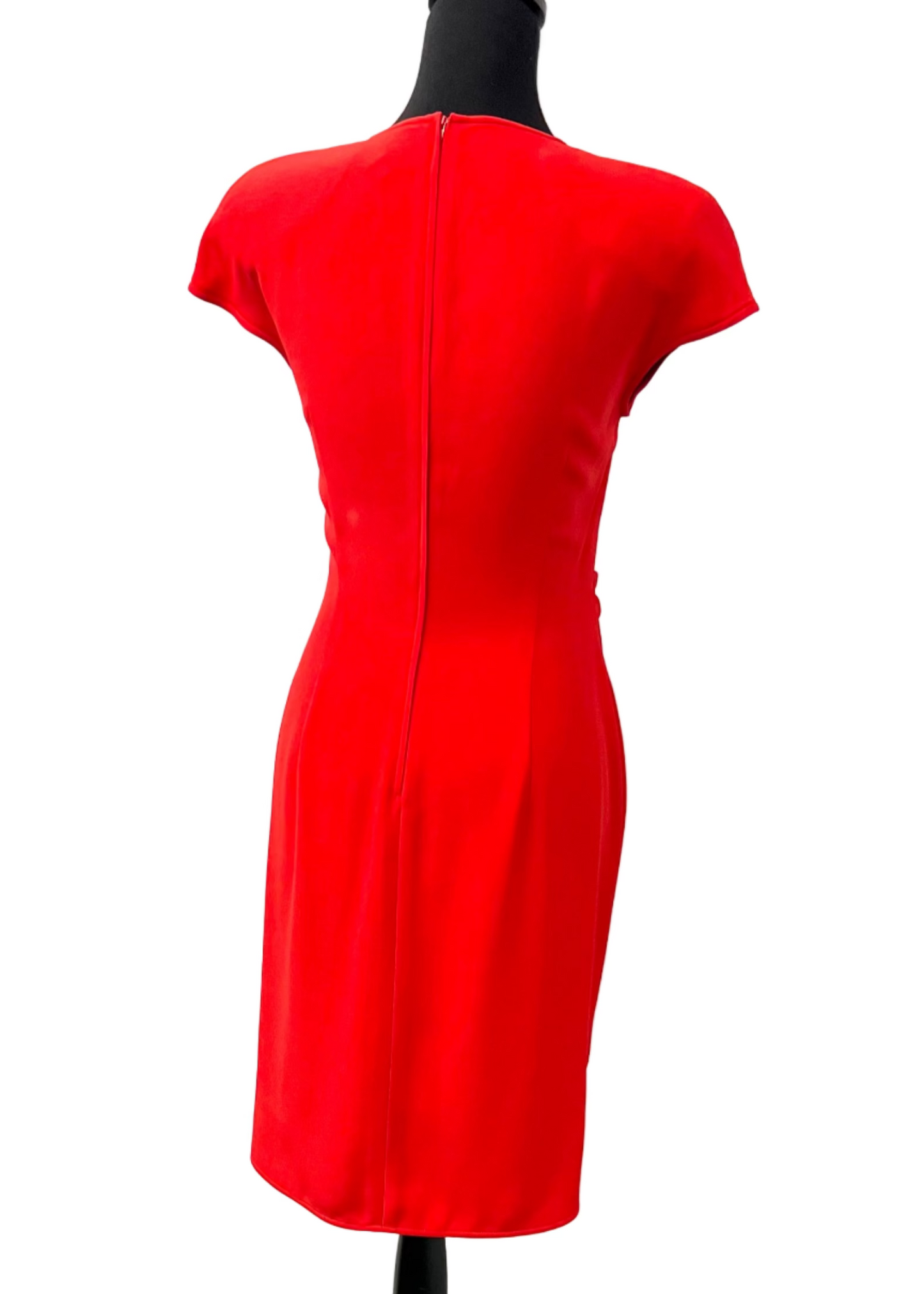 Armani Collezioni - Red Gathered Sides dress