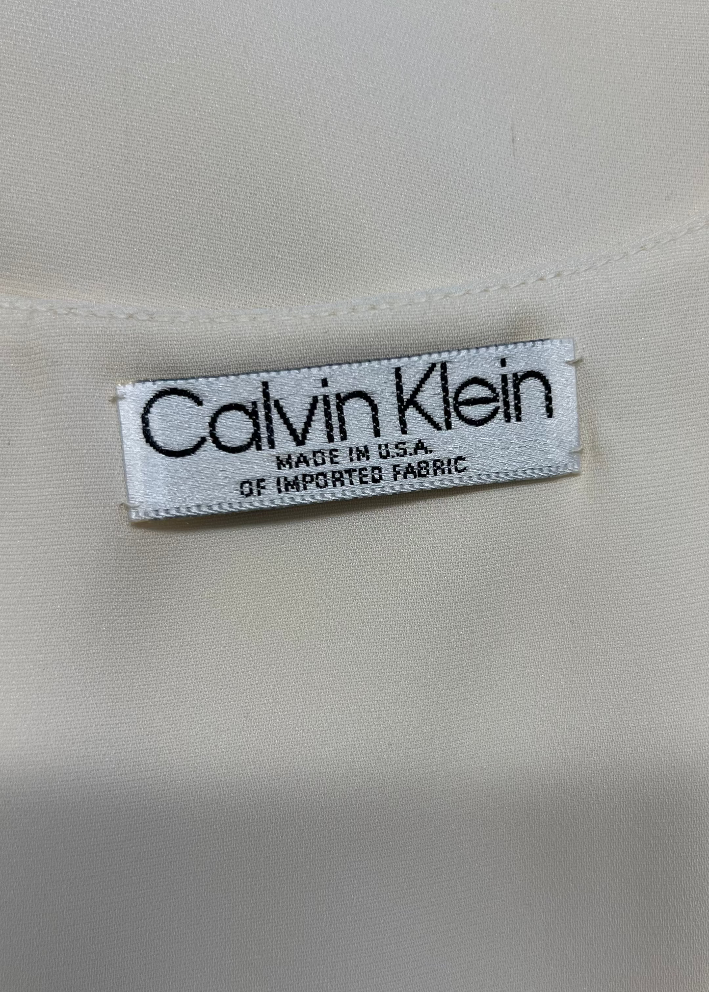 Calvin Klein - Cream Shift Dress