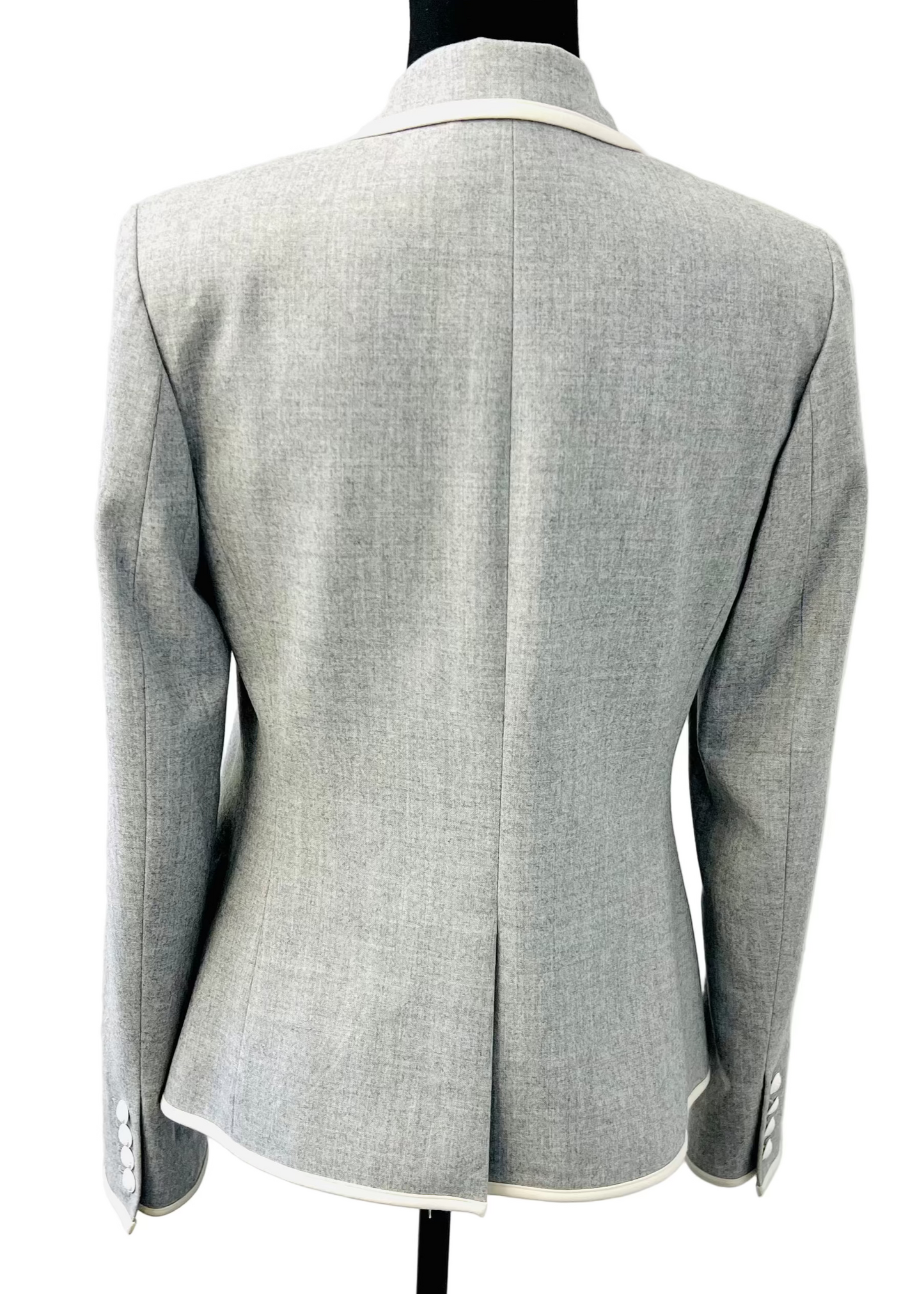 Theory - Grey Wool Piped Blazer