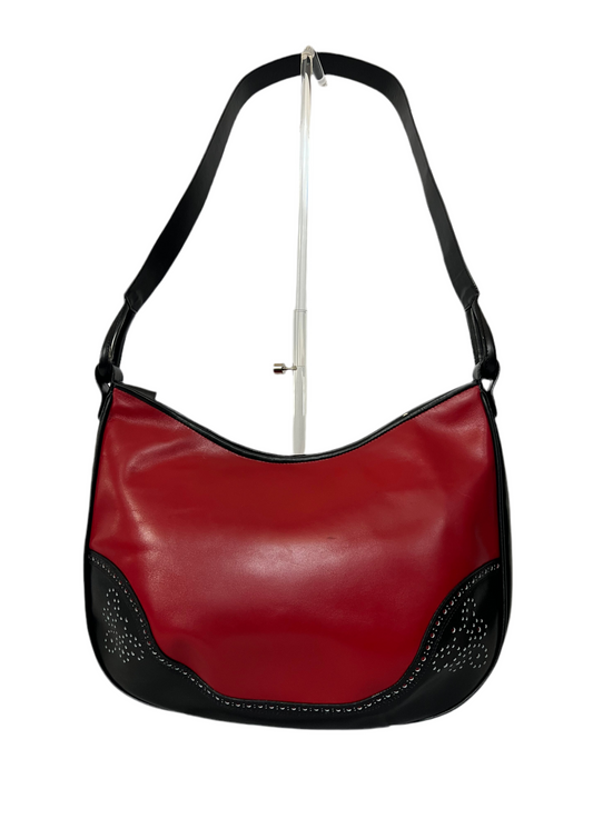 Salvatore Ferragamo - Vintage spectator handbag - Black and Red