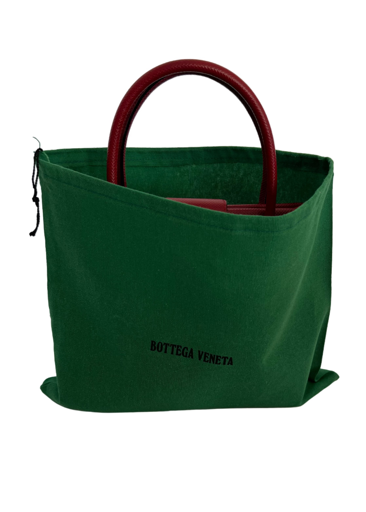Bottega Veneta - Red Karung Top Handle Bag