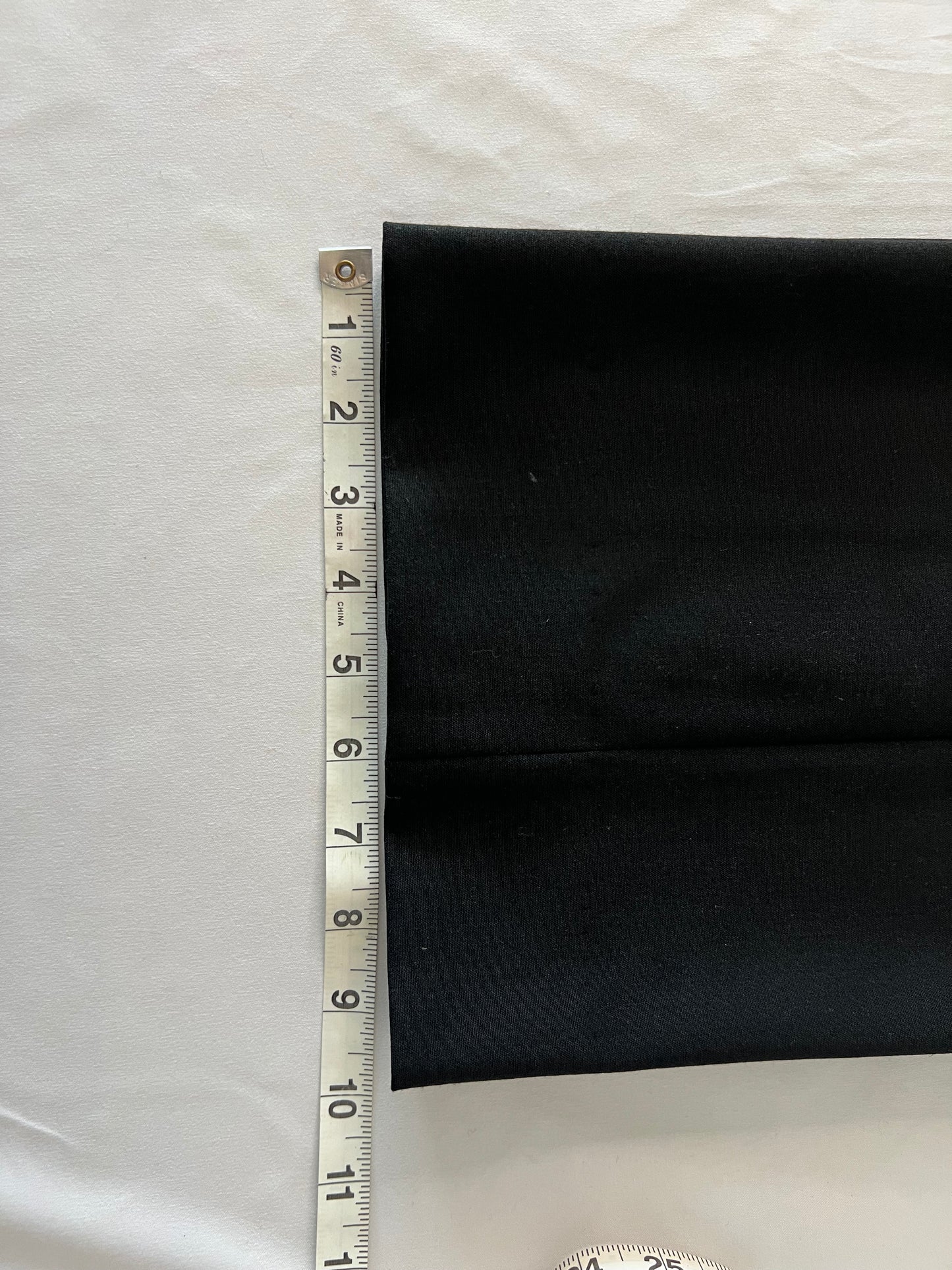 Piazza Sempione - Flat Front Black Wool Pant