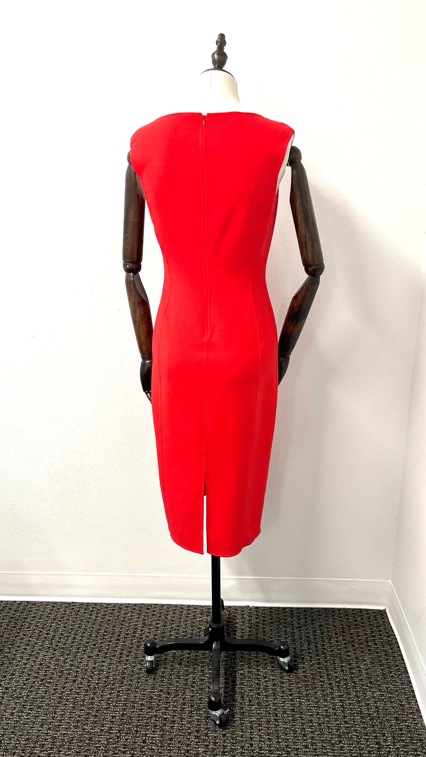 Michael Kors - Red Scoop Neck Tank Dress