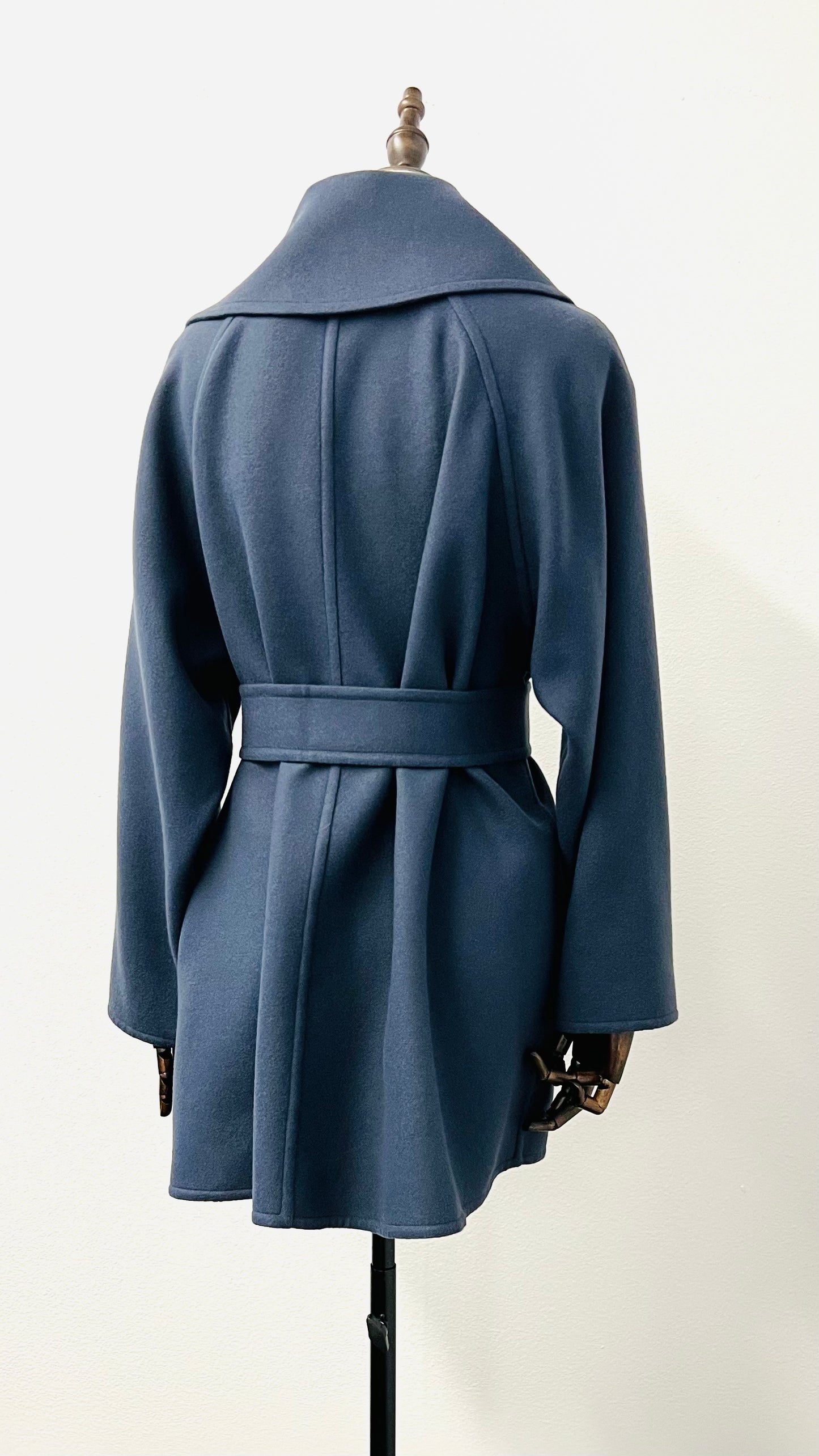 Salvatore Ferragamo - Shawl Collar Belted Wool Car Coat