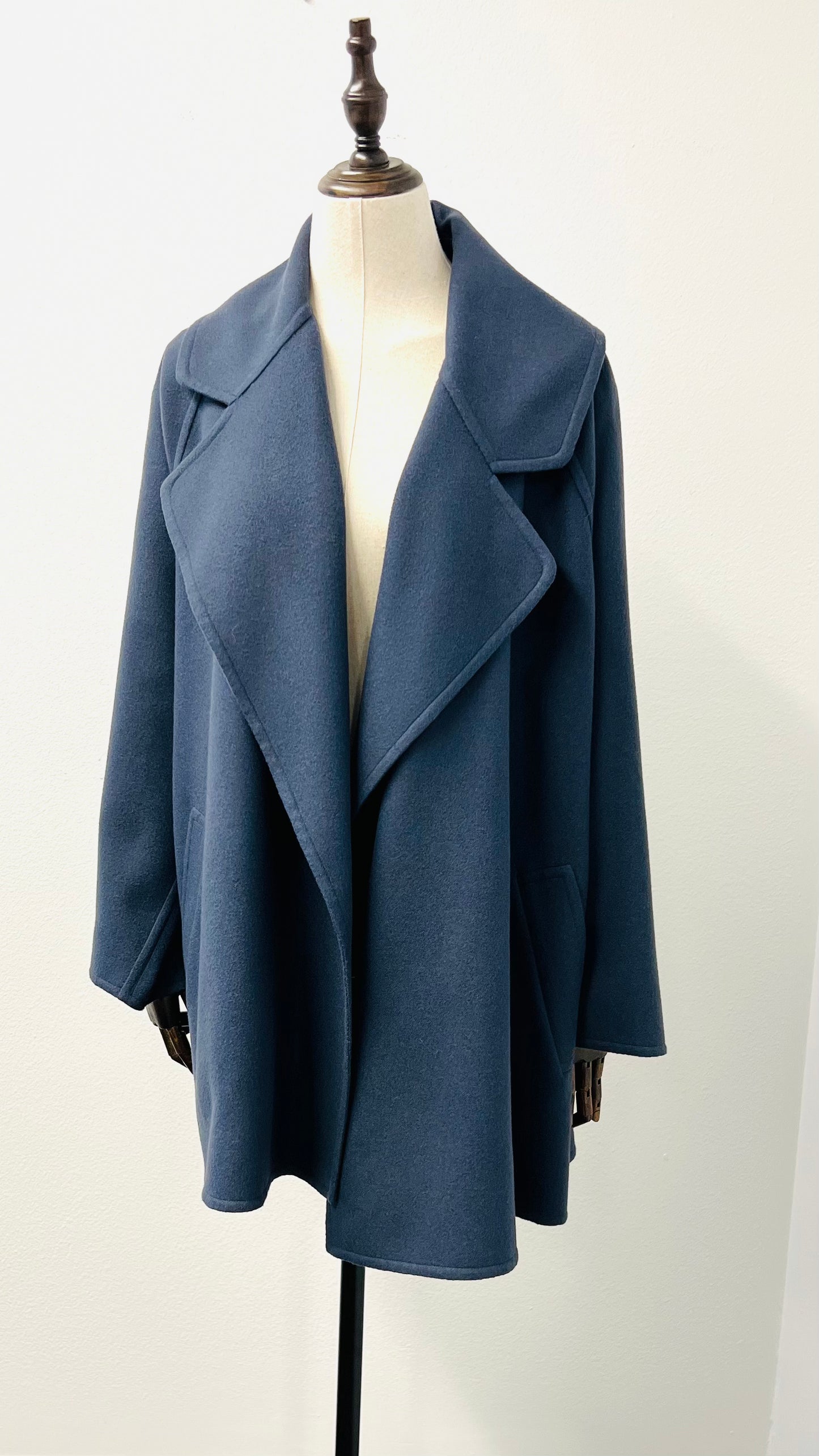 Salvatore Ferragamo - Shawl Collar Belted Wool Car Coat