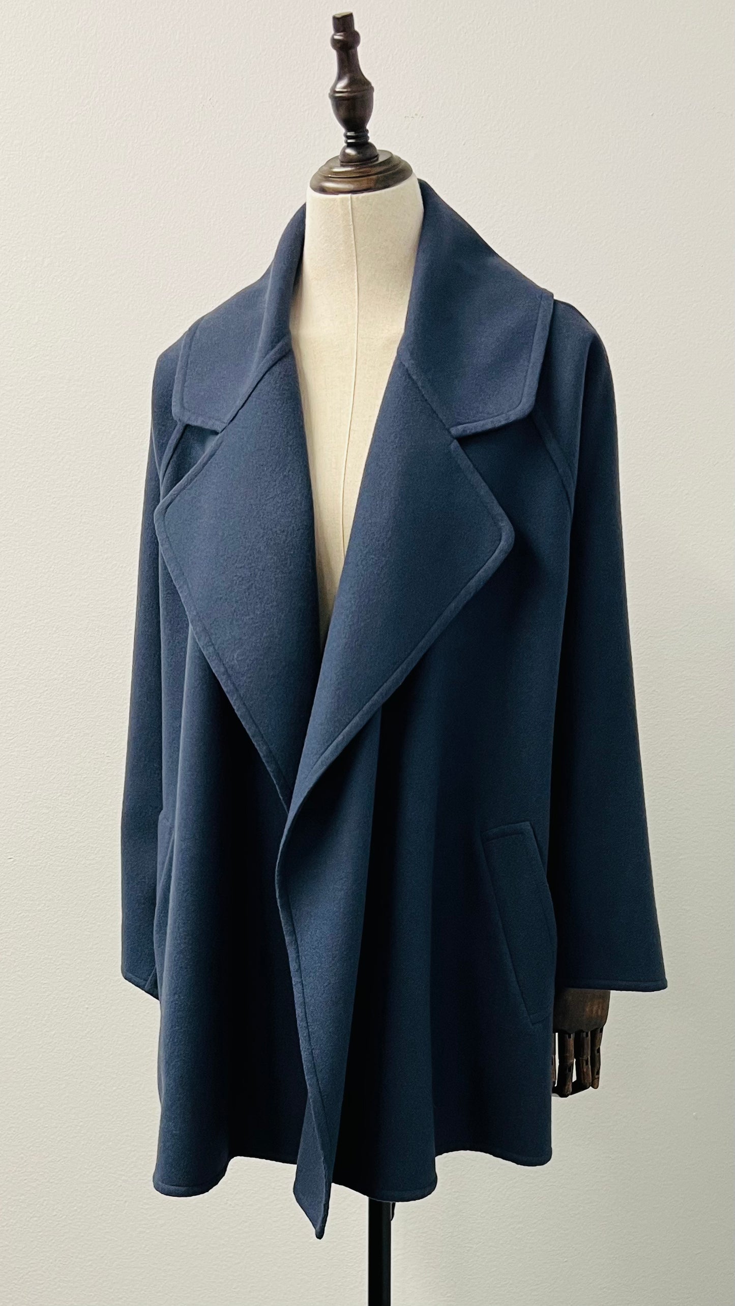 Salvatore Ferragamo - Shawl Collar Belted Wool Car Coat