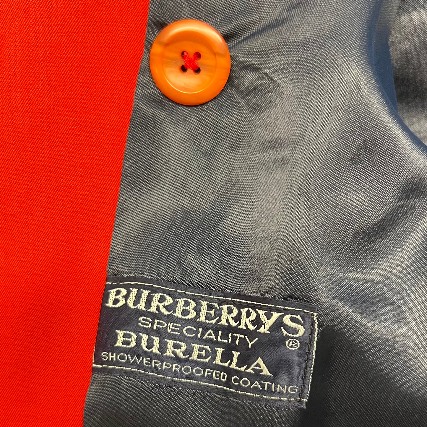 Burberrys - Red Wool Trench Coat