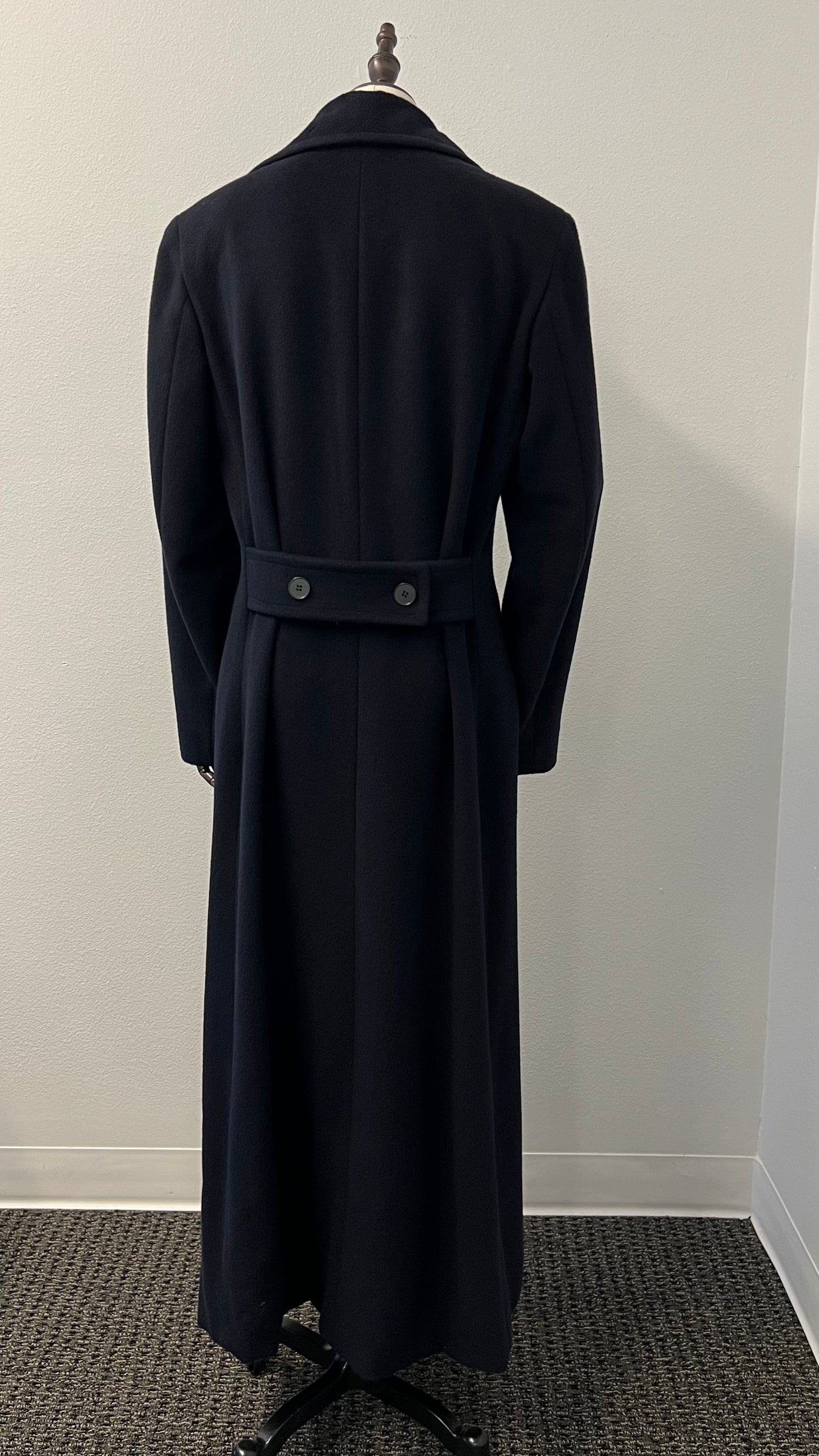 Calvin Klein Collection - Full Length Navy Peacoat