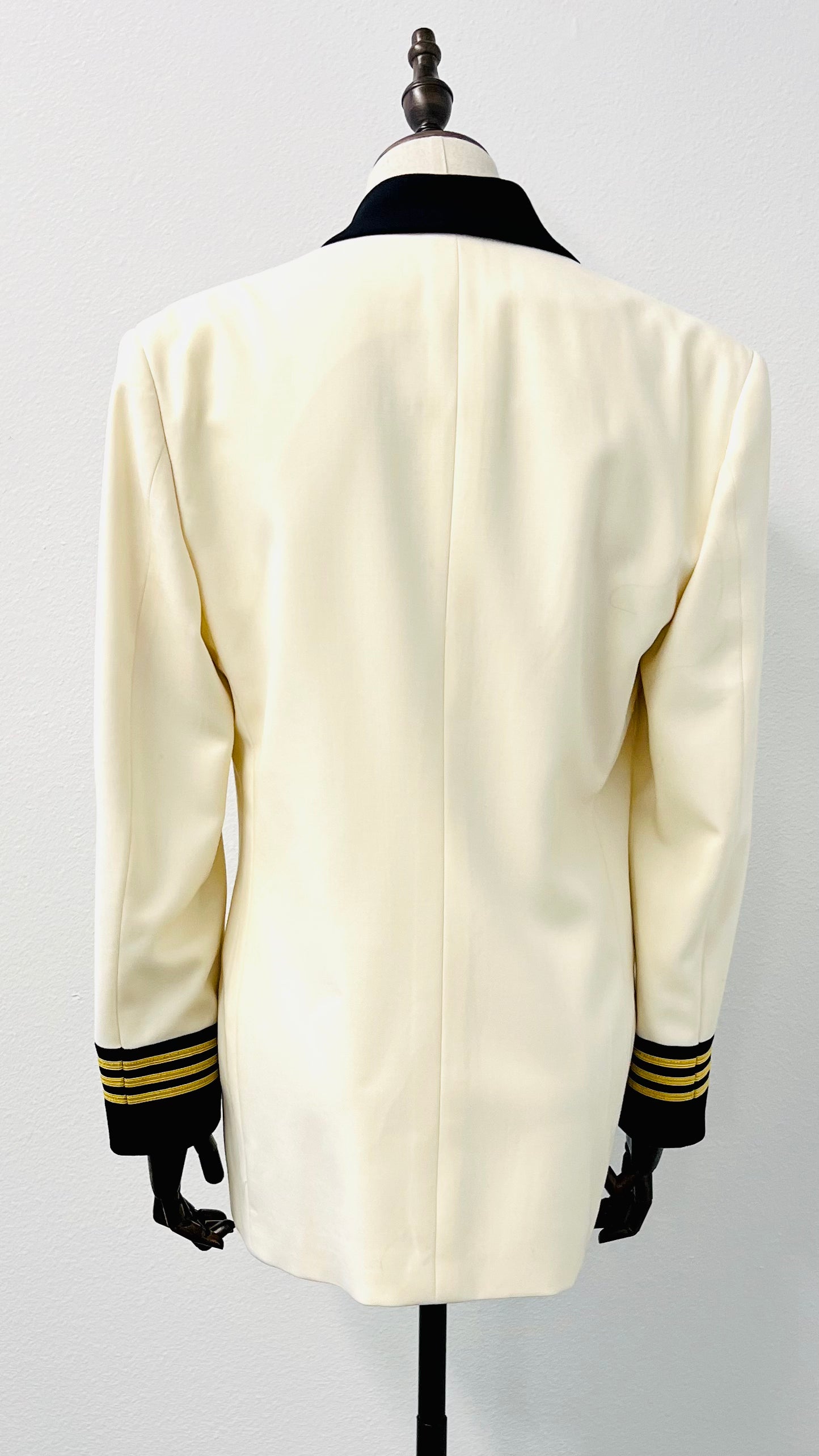 Ralph Lauren - Cream and Black Captain's Blazer