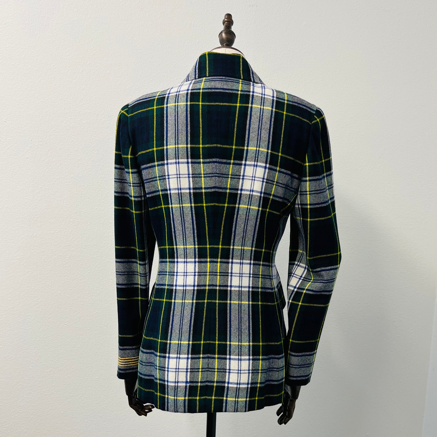 Ralph Lauren - Gordon Dress Modern Tartan Captain's Blazer