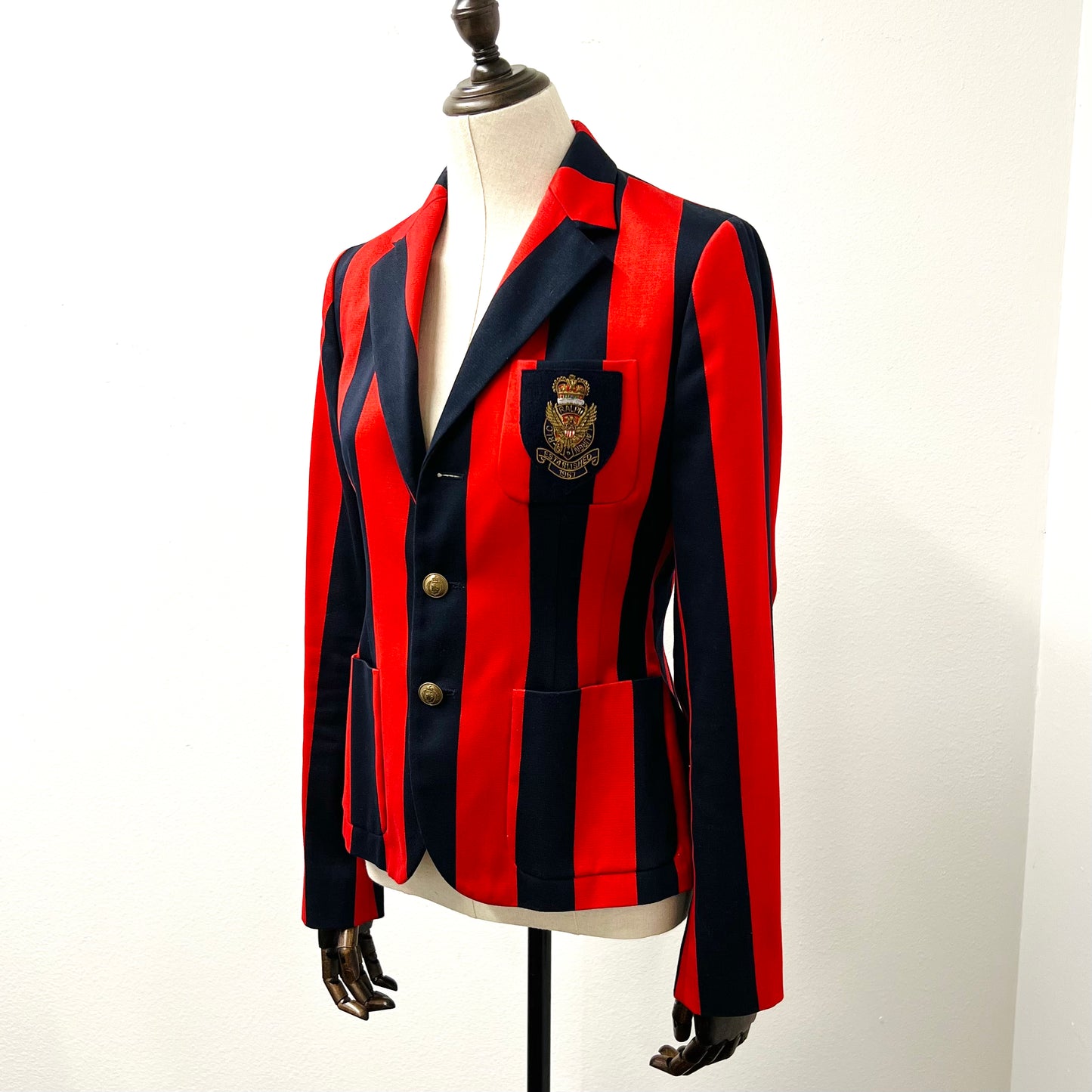 Ralph Lauren - Red and Navy Striped Blazer