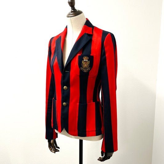 Ralph Lauren - Red and Navy Striped Blazer