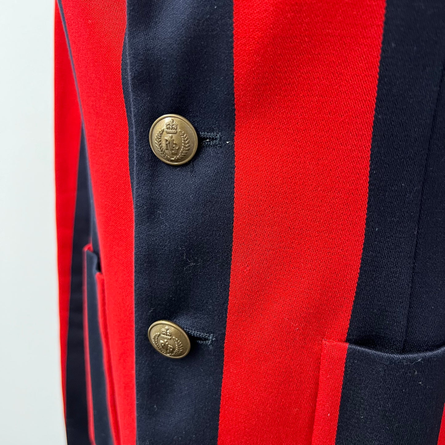 Ralph Lauren - Red and Navy Striped Blazer