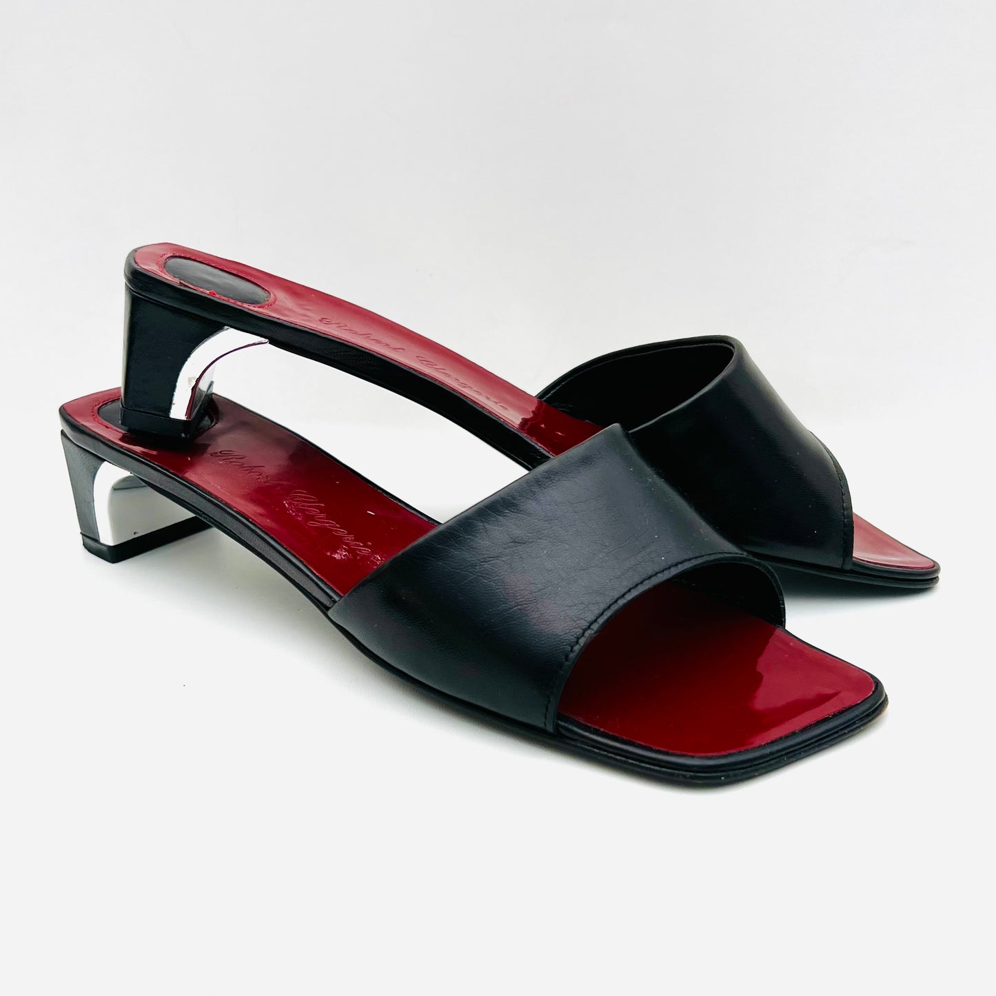 Robert Clergerie - Black Slides Shoes