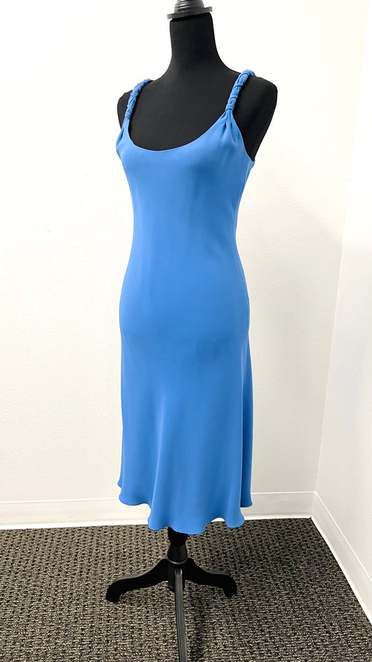Armani Collezioni - Blue wrap strap dress