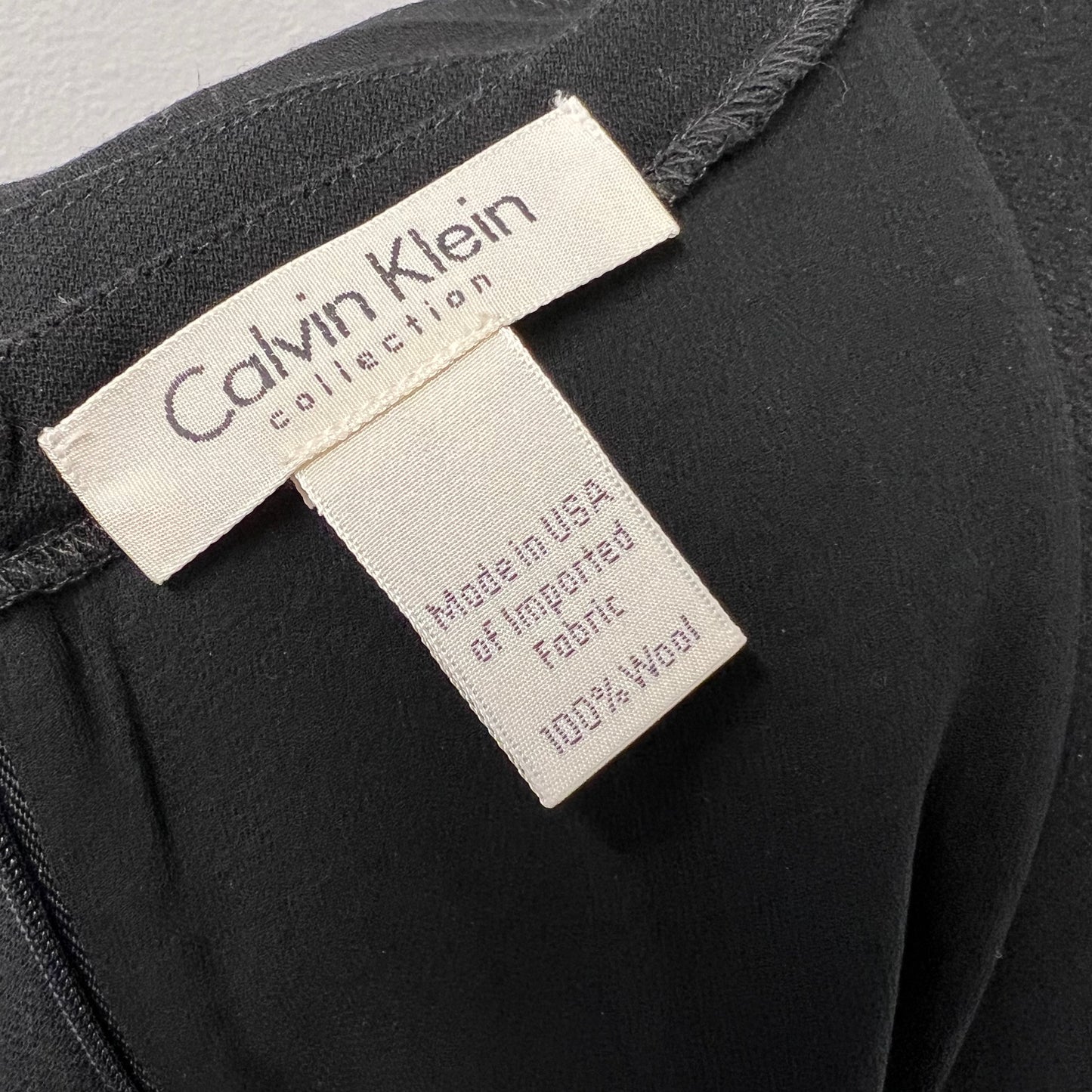 Calvin Klein - Black Cap Sleeve Dress